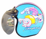 JLZ - Helm Anak Bogo Retro Klasik Full Kulit Printing Imut Lucu /helm anak karakter lucu