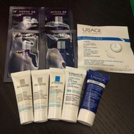 La Roche-Posay Hyalu B5 La Roche-Posay Effaclar Duo URIAGE Cleansing Cream URIAGE Anti-dandruff Shampoo URIAGE Cream with Cover Zinc AHC Essence Toner AHC Moisturizing Emulsion Samples / Travel Size