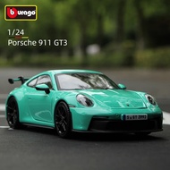 Bburago 1:24 Porsche 911 GT3 New Alloy Luxury Vehicle Diecast Sports Car Model Collection Gifts Die 