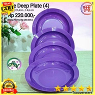 Tupperware Supplier Tuperware Taperware Taperwar Large Deep Plate 4pcs