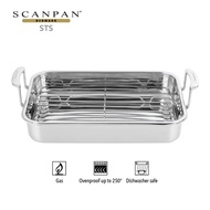 SCANPAN STS 42x26cm Roasting Pan with Rack (Non-Induction)