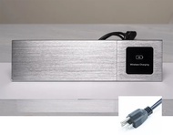 Universal Slide Cover Built-in Table Socket with USB Type-c Recessed Desktop Electrical Socket EU UK