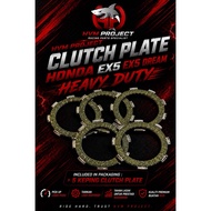 HVM PROJECT CLUTCH PLATE HEAVY DUTY EX5 (5 KEPING)