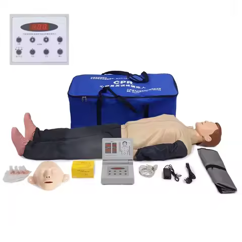 Hot sales Full Body Adult CPR Manikin/Mannequin CPR Emergency Training Simulator Artificial Respirat