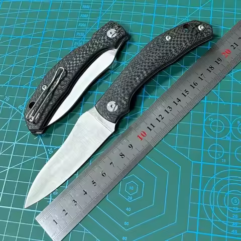 Kesiwo 241CF S30V Blade Carbon Fiber Handle EDC Pocket Folding Knife Utility Outdoor Camping Hunting