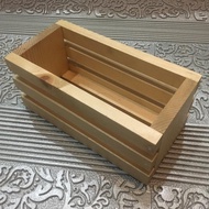 Mini Open Box Made of New Pine Spruce Wood