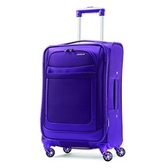 American Tourister iLite Max Softside Luggage with Spinner Wheels, Purple