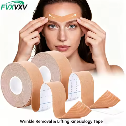 1/2Roll Facial Myofascial Lift Tape Face Lift Tape Face Toning Belts Anti Wrinkle Patches Anti Freez