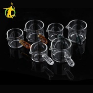 [Asiyy] Espresso Measuring Glass Pitcher Cup Espresso Glass Multipurpose Carafe with