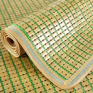 1.8m Green Rice Bamboo Mat Double Bed Bamboo Block Bed Sheet Mahjong Mat Bamboo Cooling Mat Carboniz