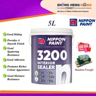 5L Nippon Paint 3200 Interior Sealer + Freegift