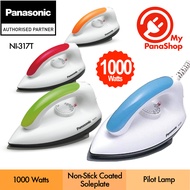 [RANDOM COLOUR] Panasonic/Faber Non-Stick Coated Dry Iron (1000w) NI-317T / FDI-108