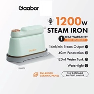 Gaabor Exquisite Electric Steam Iron Wet & Dry Iron Flexible Switching Steamer Garment (1200W) HM-M0