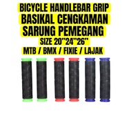BICYCLE HANDLEBAR GRIPS SILICONE RUBBER SARUNG TANGAN CENGKAMAN PEMEGANG BASIKAL GETAH SILIKON BMX M