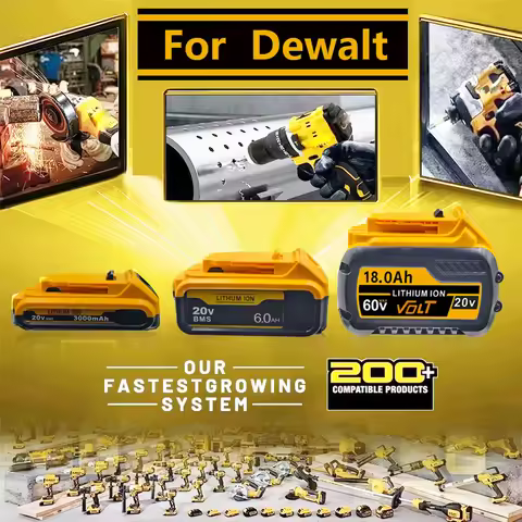 20V MAX rechargeable lithium-ion battery can replace For Dewalt 18/20V battery suitable for Dewalt t