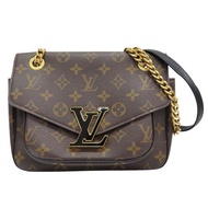 棕色 原花 PVC塗層帆布 肩背包【LOUIS VUITTON LV 路易威登】 M45592