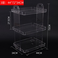 Acrylic Trolley Cosmetic Storage Living Room Snack Shelf Floor Bedside Mobile Storage Rack Kitchen Side Table