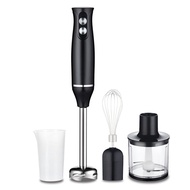 4 in 1 High Power Immersion Hand Stick Blender Mixer Includes Chopper and Smoothie Cup Stainless Steel Ice Blade EU Plug