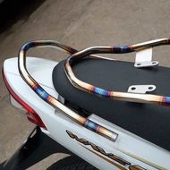 Tay xách cảng sau inox 304 titan dành cho xe máy wave alpha 100cc-110cc-50cc-wave S 110 mới-wave rsx