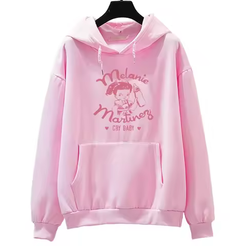 Melanie Martinez Portals Tour Sweatshirts Women Autumn Loose Clothes Cartoon Graphic Hoodie Kawaii H
