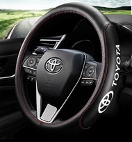 Genuine Leather Car Steering Wheel Cover for Toyota Universal Vios Wigo Fortuner Rush