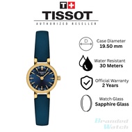 [Official Warranty] Tissot T140.009.36.041.00 Women's Lovely Round 19.5mm Leather Strap T14000936041