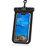 TOPK E01 Waterproof Phone Pouch, Universal IPX8 Waterproof Phone Case Dry Bag With Lanyard Compatibl
