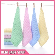 6-layer bucket towel for babies - Thick, solid color 6-layer baby towel