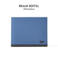Braun Buffel Rathaus Men's 8 Cards Wallet in Ensign Blue