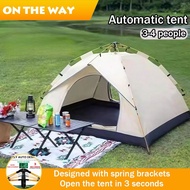 Automatic Tent For Camping 2-6 Person Waterproof Double Layer Camping Tent Outdoor Family Tent