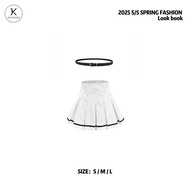 Joykiki College Style Stripe Set Sweet Short Mini Two Piece Suit Chicago Sibling Polo Shirt Cotton T