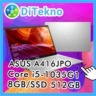 Laptop Asus A416JPO Core i5 1035G1 RAM 8GB SSD 512GB VGA NVIDIA 2GB