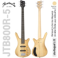 Martin Lee TB800R-5 กีตาร์เบส 5 สาย ทรง Warwick คอเมเปิ้ล 24 เฟรต ปิ๊กอัพ Jazz เคลือบด้าน ** ประกันศ