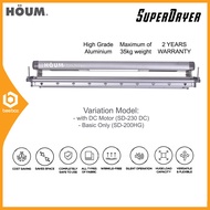 Houm SD-230DC / SD-200HG Super Dryer Ceiling Mount Clothes Dryer, Max 35kg, DC Motor, Energy Saving 