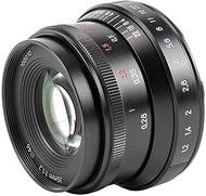 7artisans 35mm F1.2 Mark II Large Aperture Manual Focus Lens APS-C Clicked Prime Lens for Canon Eos-