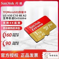【滿300元出貨】閃迪sandisk記憶卡512g 1tb行車記錄儀專用卡監控內存卡tf卡高速存儲卡micro sd卡