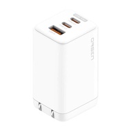 Orsen by Eloop C12 GaN หัวชาร์จเร็ว 3 พอร์ต PD 65W QC 4.0 Adapter อแดปเตอร์ หัวชาร์จ Type C Notebook