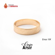 Cincin Emas Plat Arsir Bisa Untuk Wedding Ring, Cincin Nikah, Cincin Kawin, Cincin Couple J5Ismoyo g