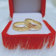 10k Gold wedding ring Couple ring 025