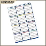 xiangbao1 2026 Full Year to View Calendar Reusable Erasable Calendar Yearly Planner Dated 2026 Home 