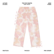 AIAI STUDIO- Tiedye Pants-Colored Pink Trousers