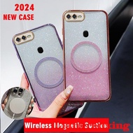 Casing oppo a5s oppo a12 oppo A7 oppo a3s oppo a12e F9 phone case Softcase Silicone shockproof Cover new design Wireless magnetic suction SFCSWX01