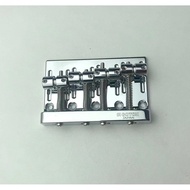 WKGenuine Original GOTOH 201B-4 4 Strings Electric Bass Bridge Brass Saddle Chrome Black MADE IN JAP