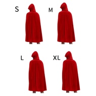 WomenS Gothic Red Riding Hood Costume Hooded Cloak Christmas Halloween Party Dress with Cape Adult R