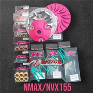 WF RACING FRONT PULLEY / ROLLER & SPRING FOR NVX & NMAX ESR MOTOR RED LEO WF PULLEY SPRING TOUQUE TA