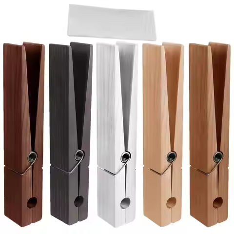 Wooden Giant Towel Clip Funy Bathroom Hook Bathroom Accessories Free Punching Towel Rack Large Cloth