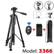 Tripod 3366 chân chụp hình tặng đầu kẹp