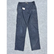 (Waist 34 Length 45) Tactical Pants 5.11 Genuine Cargo American Mechanic Style Thick Fishbone Cloth 