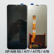 OP A58 5G / A77 / A77S / A78 Compatible LCD Display Touchscreen Digitizer