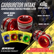 3nity Rubber Intake Carburetor Bashi Pe Pwk 35 40 Mm TB Thortle Manifold Air Filter